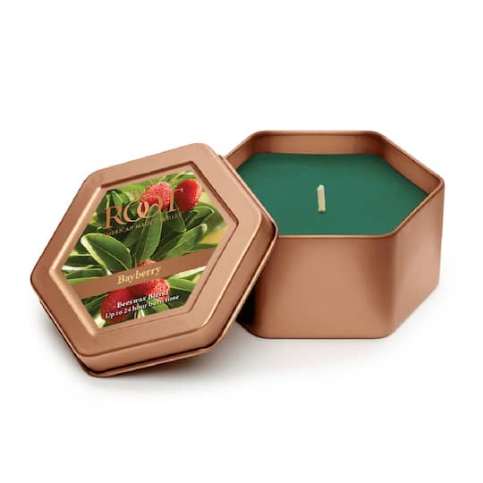 Root Candles Bayberry Beeswax Tin Candle